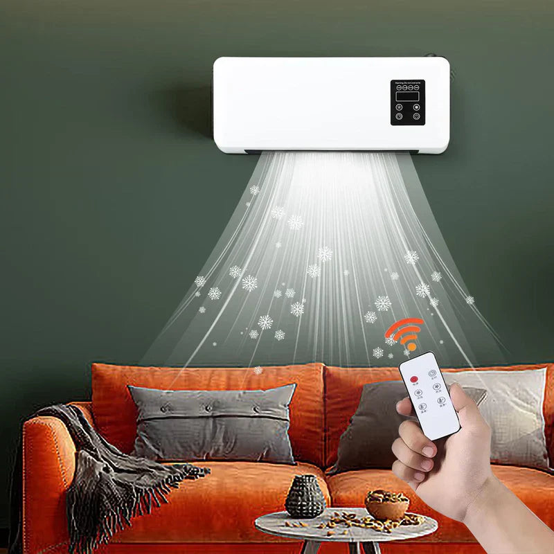 Portable Wall AC Fan with Digital Display