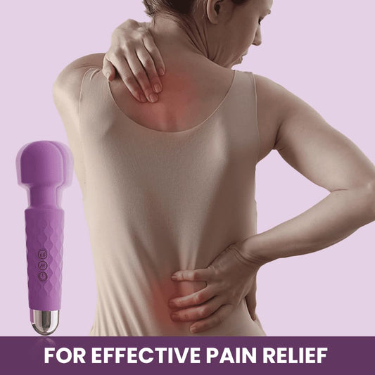 Personal Massager For Women | 20 Vibration Modes, USB Rechargeable, Waterproof, Medical Grade Silicone, 3 Months Warranty | Handheld Electric Body Massager | Full Body Massager For Pain Relief GenzVybs