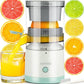 Electric Citrus Juicer Machine, Wireless Citrus Press Juicer, Manual Mosambi Juice Maker, Instant Juice Machine For Fruits, Mini Portable Juicers, 200ml Capacity - 45 Watts Multi GenzVybs