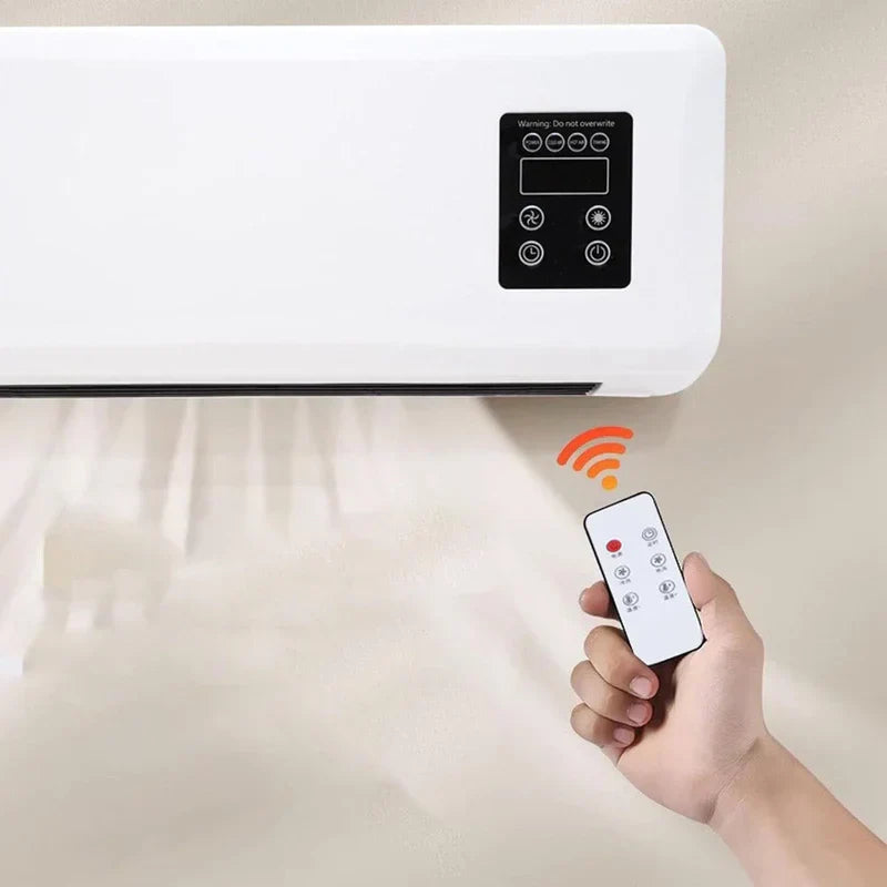 Portable Wall AC Fan with Digital Display